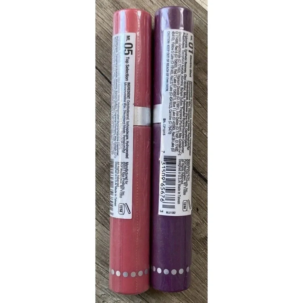 Broadway Colors Matte Lip Lacquer 05 Top Selection 01 Electric Shot Lot